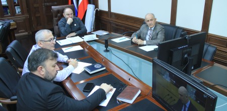 С.Х. Тагаев принял участие в ВКС парламентских слушаний